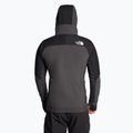 Men's ski jacket The North Face Dawn Turn Hybrid Ventrix Hoodie asphalt grey/black/shocking orange 2