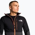 Men's ski jacket The North Face Dawn Turn Hybrid Ventrix Hoodie asphalt grey/black/shocking orange 3