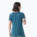 Women's Smartwool Active Ultralite twilight blue thermal T-shirt 2