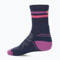 Women's trekking socks Smartwool Hike Light Cushion Tube Stripe Crew deep navy/power pink 2
