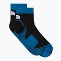 The North Face Trail Run Quarter running socks tnf black/adriatic blue