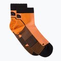 The North Face Trail Run Quarter running socks vivid flame/black