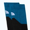 The North Face Hiking Crew black/adriatic blue trekking socks 2