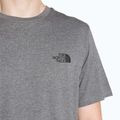 Men's The North Face Simple Dome Tee medium grey heather t-shirt 3