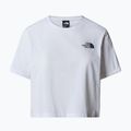 Women's T-shirt The North Face Simple Dome Cropped Slim Tee tnf white 4