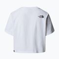 Women's T-shirt The North Face Simple Dome Cropped Slim Tee tnf white 5