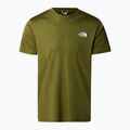 Men's training t-shirt The North Face Reaxion Red Box forest olive 6