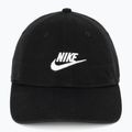 Baseball cap Nike Club Unstructured Futura Wash black/white 2