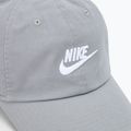 Nike Club Unstructured Futura Wash particle grey/white baseball cap 3