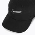 Baseball cap Nike Club Unstructured Swoosh black/black 3