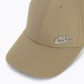 Baseball cap Nike Dri-Fit Club khaki/metallic silver 3