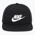 Men's baseball cap Nike Dri-Fit Pro Structured Futura black/black/black/white 2