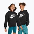 Children's Nike Club Fleece Hoodie black/white