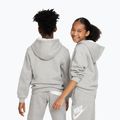 Children's sweatshirt Nike Club Fleece Hoodie dark grey heather/white 6