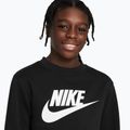 Children's sweatshirt Nike Sportswear Club Fleece comet black/white 3