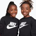 Children's sweatshirt Nike Sportswear Club Fleece comet black/white 7