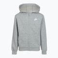 Children's sweatshirt Nike Sportswear Club Fleece dark grey heather/base grey/white