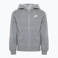 Nike Sportswear dark gray heather/white children's tracksuit 2