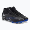 Nike Zoom Mercurial Superfly 9 Pro FG black/chrome/hyper royal football boots 4