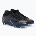 Nike Zoom Mercurial Superfly 9 Academy MG black/chrome/hyper real football boots 4
