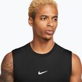 Men's T-shirt Nike Pro Dri-Fit Tight Sleeveless Fitness black/white 4