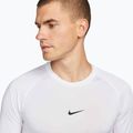 Men's training longsleeve Nike Pro Dri-Fit Tight Fitness white/black 4