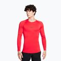 Men's training longsleeve Nike Pro Dri-Fit Tight Fitness university red/black