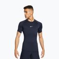 Men's training shirt Nike Pro Dri-Fit Tight SS Fitness obsidian/white