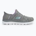 SKECHERS women's shoes Summits Dazzling Haze gray/mint 2