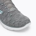 SKECHERS women's shoes Summits Dazzling Haze gray/mint 7