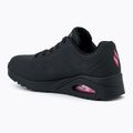 SKECHERS women's shoes Uno Dripping In Love black/pink 3