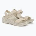 Women's SKECHERS Go Walk Arch Fit Sandal Polished beige 4