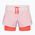 Women's New Balance Printed Impact Run 2In1 Pink Running Shorts WS21271SOI 6