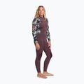 Women's wetsuit ROXY 4/3 mm Swell Natural Front Zip black multi 3