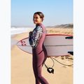 Women's wetsuit ROXY 4/3 mm Swell Natural Front Zip black multi 7