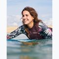 Women's wetsuit ROXY 4/3 mm Swell Natural Front Zip black multi 9