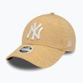 Women's New Era Jersey 9Forty New York Yankees baseball cap light beige 2