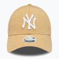 Women's New Era Jersey 9Forty New York Yankees baseball cap light beige 3