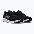 Under Armour Charged Pursuit 3 Big Logo black/black/white men's running shoes 10