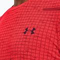 Men's Under Armour Seamless Grid beta/dark maroon training t-shirt 3