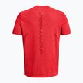Men's Under Armour Seamless Grid beta/dark maroon training t-shirt 5