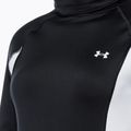 Women's Under Armour Train CW Funnel Neck sweatshirt black/lime yellow/white 6