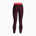 Under Armour Branded WB women's leggings dark maroon/beta 5