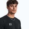 Men's football T-shirt Under Armour Challenger Train black/white 4