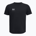 Children's football T-shirt Under Armour Challenger Train black/white