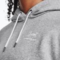 Women's sweatshirt Under Armour Icon Fleece Hoodie mod gray light heather/white 4