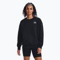 Women's sweatshirt Under Armour Icon Fleece Crew black/white