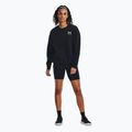 Women's sweatshirt Under Armour Icon Fleece Crew black/white 2
