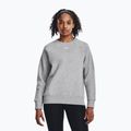 Women's sweatshirt Under Armour Rival Fleece Crew mod gray light heather/white