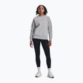 Women's sweatshirt Under Armour Rival Fleece Crew mod gray light heather/white 2